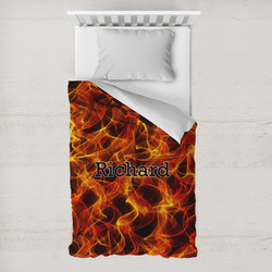 Fire Toddler Duvet Cover w/ Name or Text