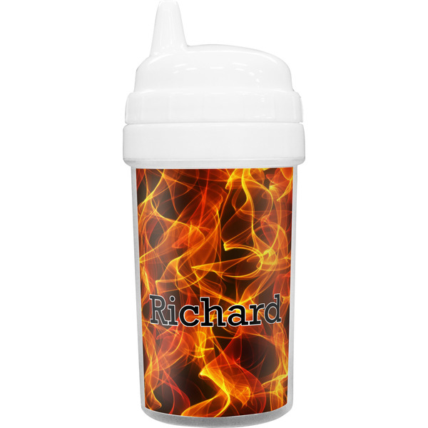 Custom Fire Sippy Cup (Personalized)