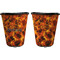 Fire Trash Can Black - Front and Back - Apvl