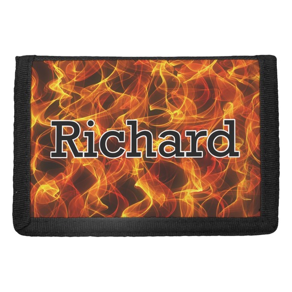 Custom Fire Trifold Wallet (Personalized)