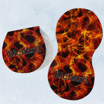 Fire Burp Pads - Velour - Set of 2 w/ Name or Text