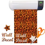 Fire Vinyl Sheet (Re-position-able)