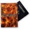 Fire Vinyl Passport Holder - Front