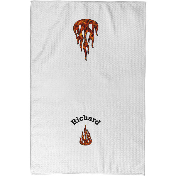 Fire Waffle Towel - Partial Print - Approval Image