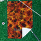 Fire Waffle Weave Golf Towel - In Context