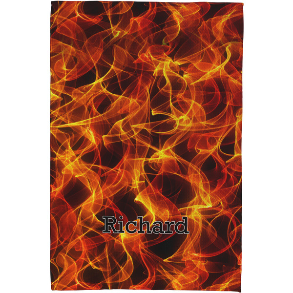 Fire Waffle Weave Towel - Full Color Print - Approval Image