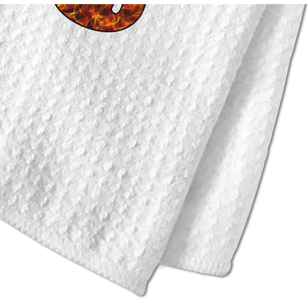 Fire Waffle Weave Towel - Closeup of Material Image