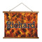 Fire Wall Hanging Tapestry - Wide (Personalized)