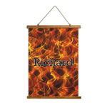 Fire Wall Hanging Tapestry - Tall (Personalized)