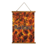 Fire Wall Hanging Tapestry (Personalized)