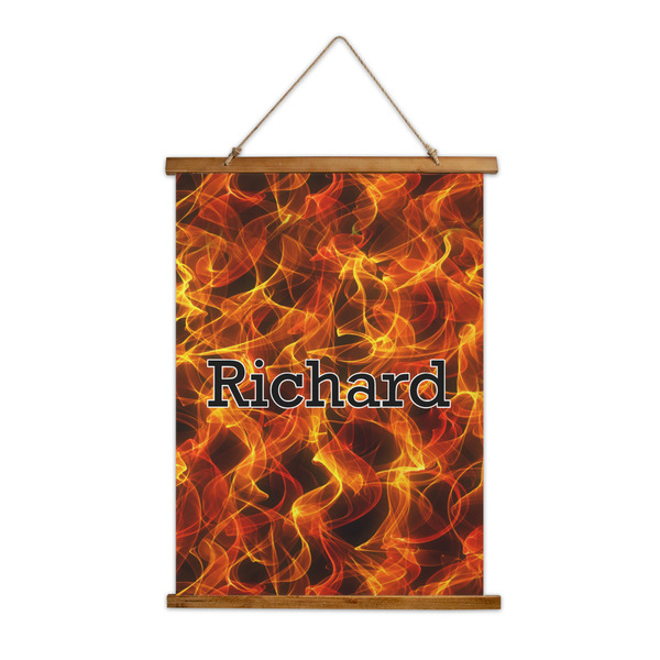 Custom Fire Wall Hanging Tapestry (Personalized)
