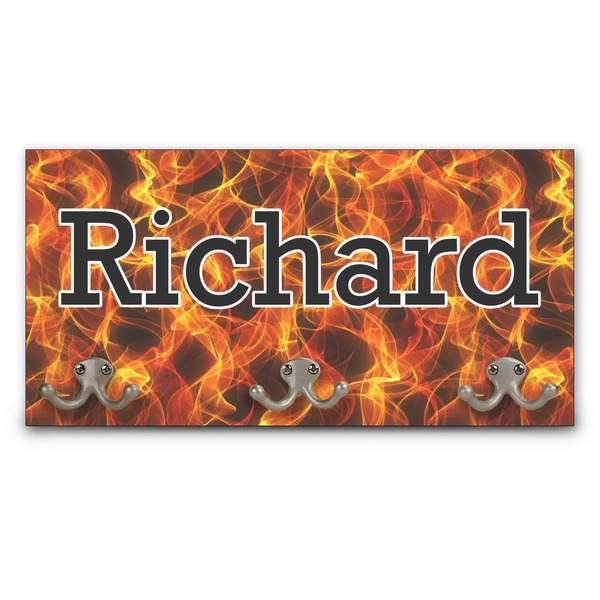 Custom Fire Wall Mounted Coat Rack (Personalized)