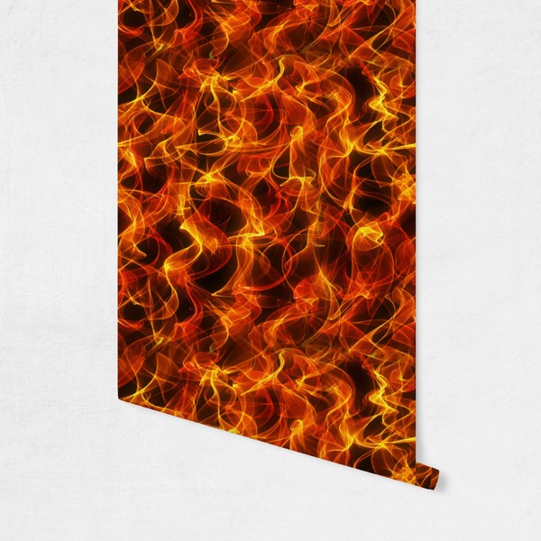 Fire Wallpaper on Wall