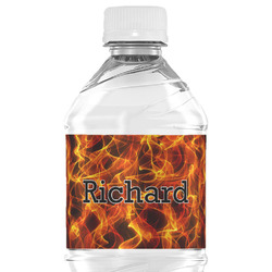 Fire Water Bottle Labels - Custom Sized (Personalized)
