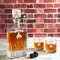 Fire Whiskey Decanters - 26oz Rect - LIFESTYLE