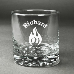 Fire Whiskey Glass (Single) (Personalized)