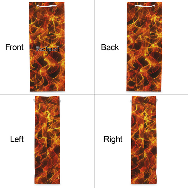 Fire Wine Gift Bag - Matte - Approval