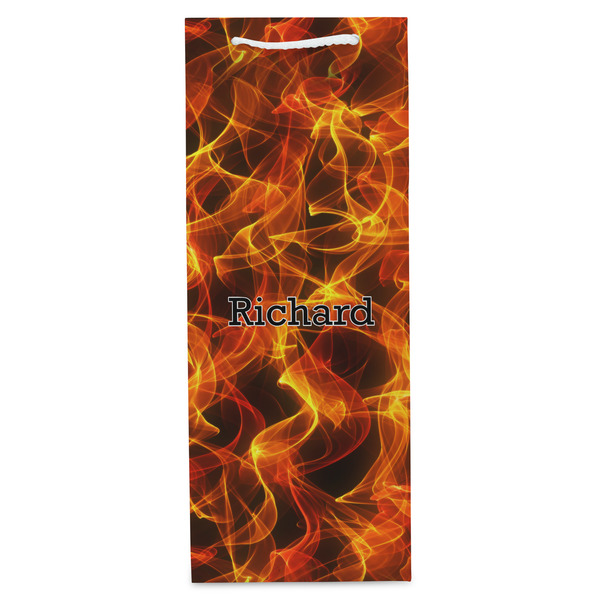 Fire Wine Gift Bag - Matte - Front