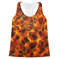 Fire Womens Racerback Tank Top - Small