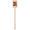 Fire Wooden 6.25" Stir Stick - Rectangular - Single Stick