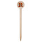 Fire Wooden 6" Food Pick - Round - Single Pick