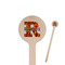 Fire Round Wooden Stir Sticks (Personalized)