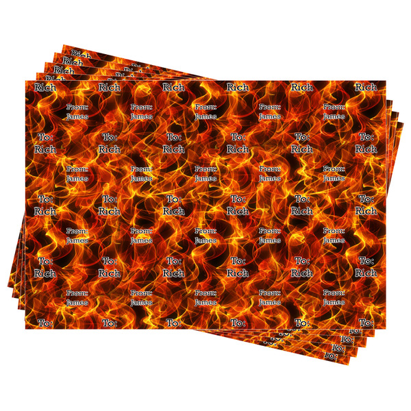 Fire Wrapping Paper - Front & Back - Sheets Approval