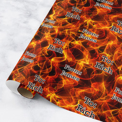 Fire Wrapping Paper Roll - Small (Personalized)