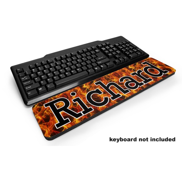 Custom Fire Keyboard Wrist Rest (Personalized)