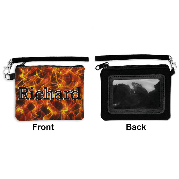 Fire Wristlet ID Cases - Front & Back