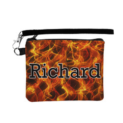 Fire Wristlet ID Case w/ Name or Text