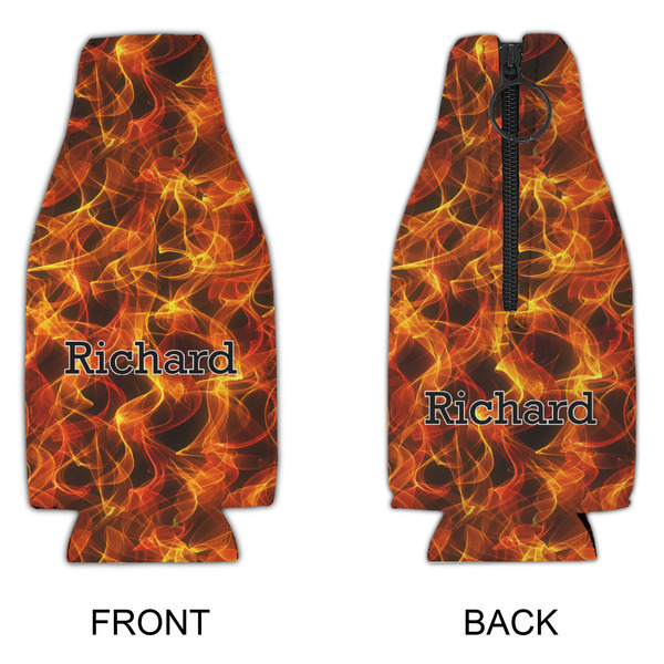 Fire Zipper Bottle Cooler - APPROVAL