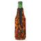 Fire Zipper Bottle Cooler - BACK (bottle)