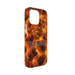 Fire iPhone Case - Plastic - iPhone 13 Mini (Personalized)
