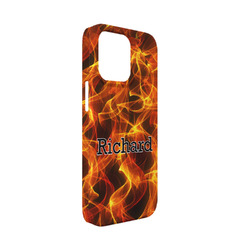 Fire iPhone Case - Plastic - iPhone 13 Mini (Personalized)
