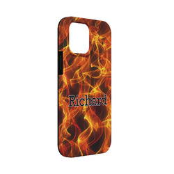 Fire iPhone Case - Rubber Lined - iPhone 13 Mini (Personalized)
