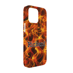 Fire iPhone Case - Plastic - iPhone 13 Pro (Personalized)