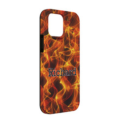 Fire iPhone Case - Rubber Lined - iPhone 13 (Personalized)