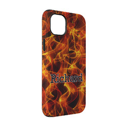 Fire iPhone Case - Rubber Lined - iPhone 14 Pro (Personalized)