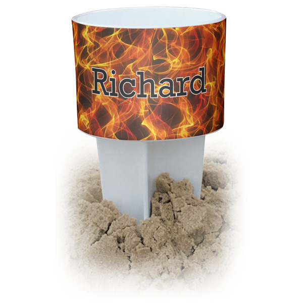 Custom Fire Beach Spiker Drink Holder (Personalized)