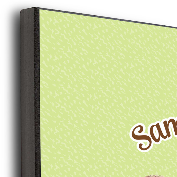 Sloth 11x14 Wood Print - Closeup