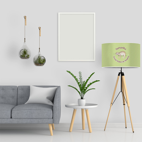 Sloth 12" Drum Lampshade - LIFESTYLE