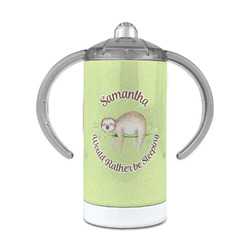 Sloth 12 oz Stainless Steel Sippy Cup (Personalized)