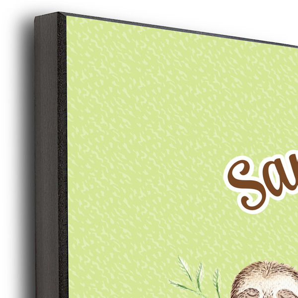 Sloth 12x12 Wood Print - Closeup