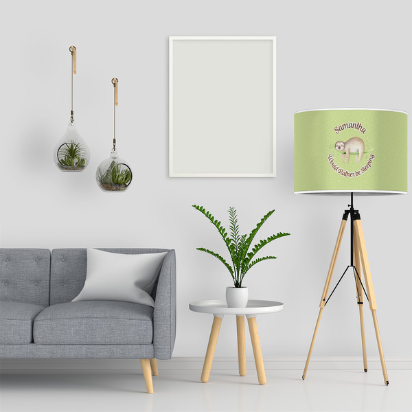 Sloth 16" Drum Lampshade - LIFESTYLE