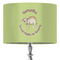 Sloth 16" Drum Lampshade - ON STAND (Fabric)