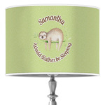 Sloth 16" Drum Lamp Shade - Poly-film (Personalized)