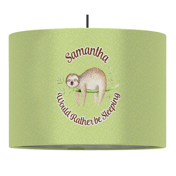 Custom Sloth Drum Pendant Lamp (Personalized)