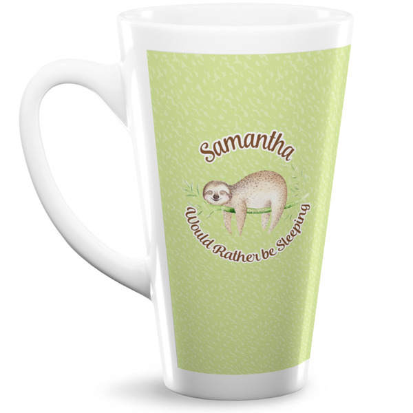 Custom Sloth Latte Mug (Personalized)