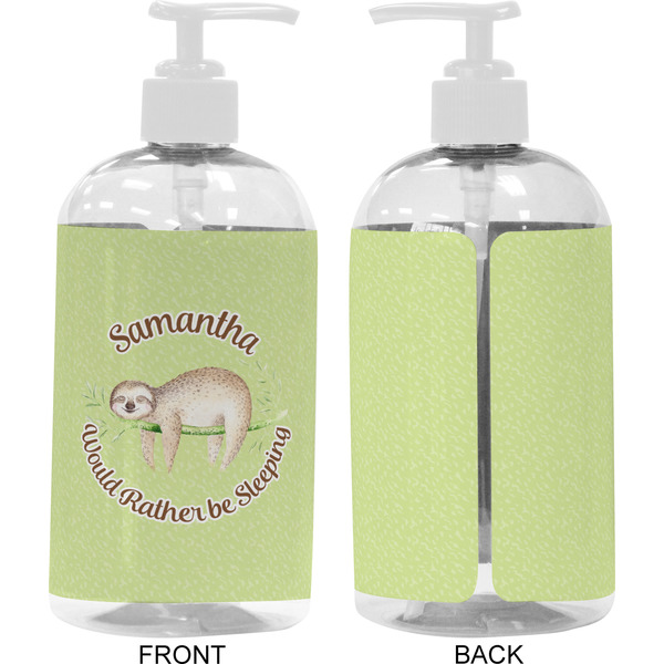 Sloth 16 oz Plastic Liquid Dispenser- Approval- White